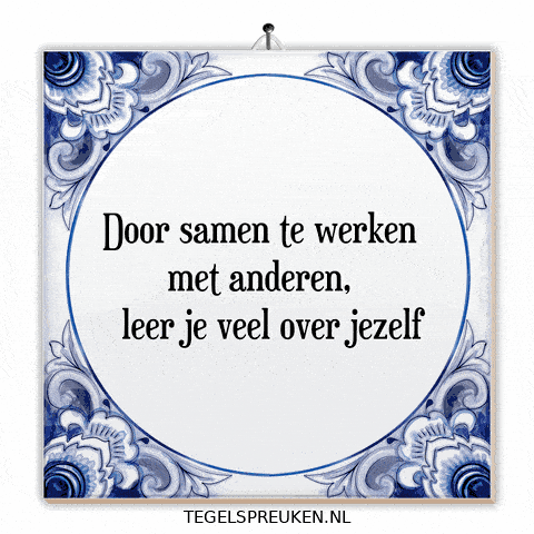 Humor Teamwork GIF by Tegelspreuken.nl