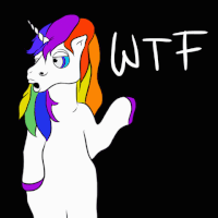 Unicorn Wtf GIF