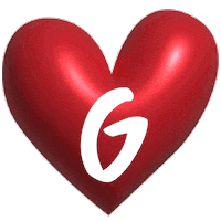 Briliantgr Gr Font Heart Balloon Sticker