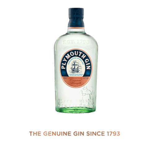 PlymouthGinGlobal drink alcohol bottle england Sticker