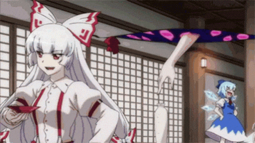 Yukari Fujiwara No Mokou GIF