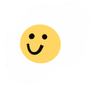 Happy Fried Egg Sticker