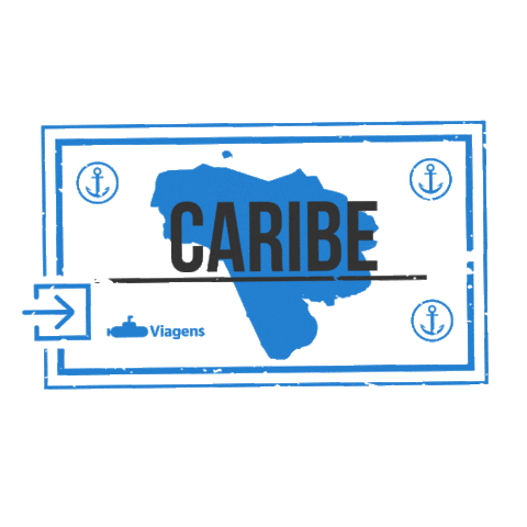 Subviagens brasil viagem caribe carimbo Sticker