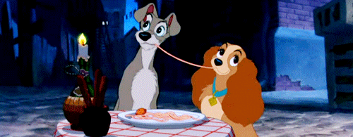 lady and the tramp animation GIF