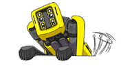 workingclassheroes dog festival robot nerd Sticker