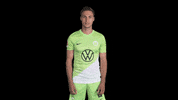 Happy Football GIF by VfL Wolfsburg