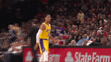 skipping los angeles lakers GIF by NBA