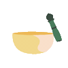 antevasin sound healing singing bowl sound bowl antevasin Sticker