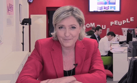 marine le pen GIF by franceinfo
