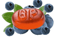Voice Blueberry Sticker by Grether's Pastilles USA