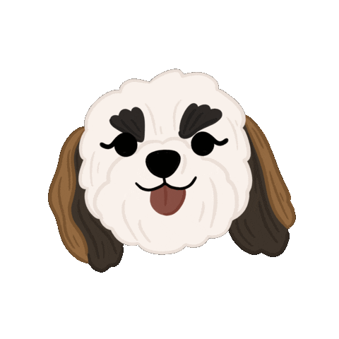Dog Love Sticker by Ann of Facedit
