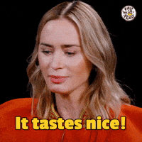Not Bad Emily Blunt GIF by First We Feast