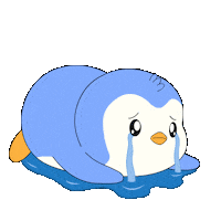 Sad Cry Sticker by Pudgy Penguins