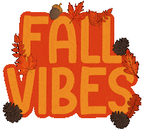 Fall Autumn Sticker by Decorating Outlet