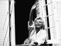 marilyn monroe hello GIF