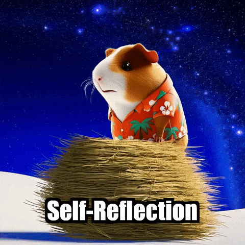 Wisdom Reflection GIF by Guinea Gambino
