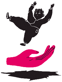 Hand Helfen Sticker by Kochstrasse™