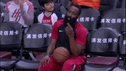 james harden player bench GIF by NBA