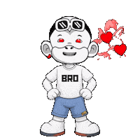 Bro Sticker by Zhot Shop