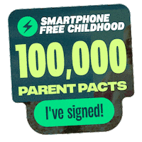 smartphonefreechildhood sfc smartphone free childhood parent pact the parent pact Sticker
