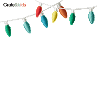 crateandbarrelofficial christmas holiday holiday lights crate and barrel Sticker