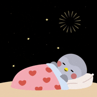 Celebration Sleeping GIF by Finch Care