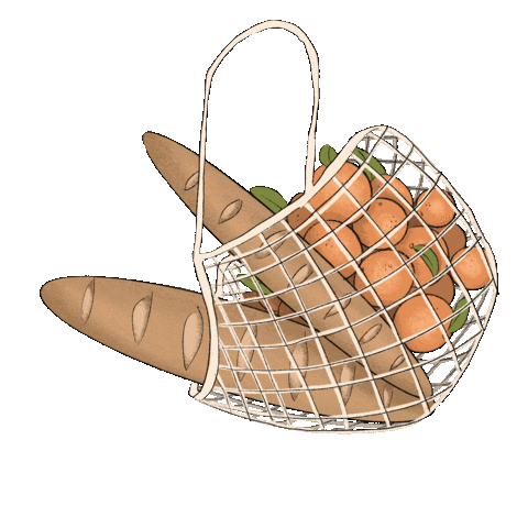 Shopping Orange Sticker by Lost Lily