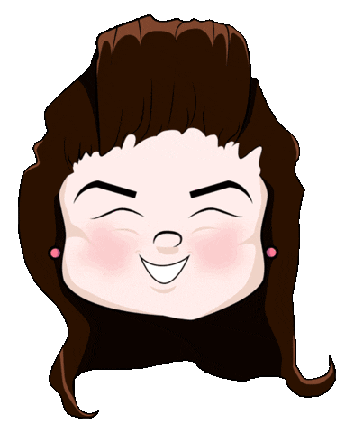 Jess Smile Sticker by jvbpatterns