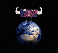 Lunacy_Glasgow power techno shaking on top of the world GIF