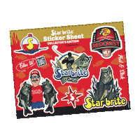 Largemouth Bass Fishing Sticker by Star brite