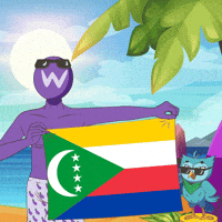 Flag Of Comoros Plage GIF