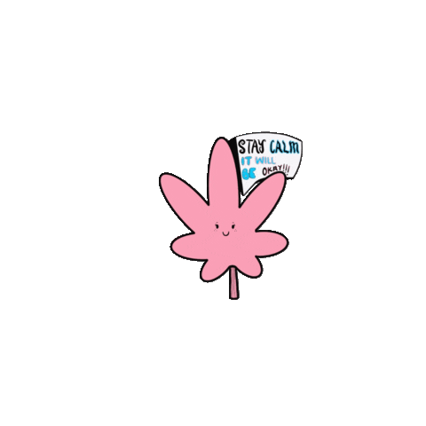 Lensden happy stay calm it will be okay lensden Sticker