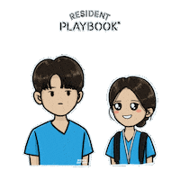 Doctor Cute Couple Sticker