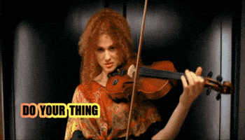 Miribenari you got this violin never give up be yourself GIF