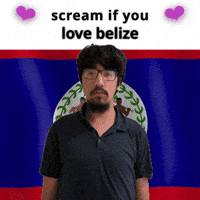 Belize Flag GIF