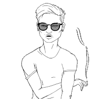 smoke ok Sticker by randydrosario