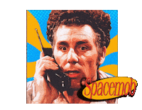 Phone Call Wow Sticker