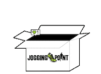 Tennis-Point like run running package Sticker