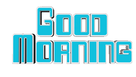 Good Morning 3D Sticker