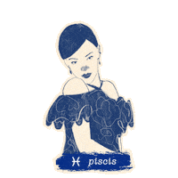 Rihanna Astrology Sticker by Diana Lecompte