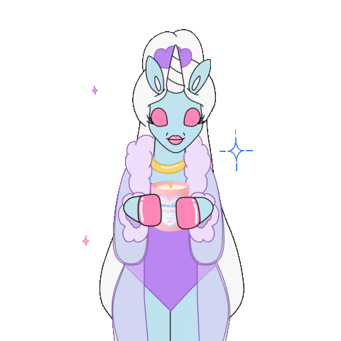 Candle Manifest Sticker by Glow The Unicorn