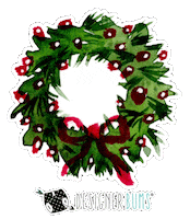 Merry Christmas Sticker by Designer Bums