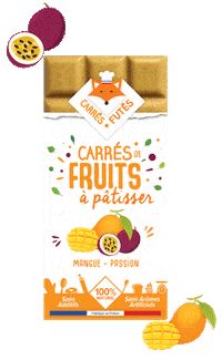 Carres-Futes fox vegan fruit passion Sticker