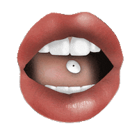 artsykrissie fun party friday lips Sticker