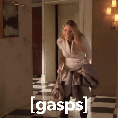Surprise Wow GIF by Blake Lively Fan