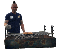 Grill Sausage Sticker by Lyngby Boldklub