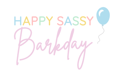 Sassy Woof Barkday Sticker by SASSYWOOF