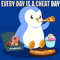Pizza Eating GIF by Pudgy Penguins