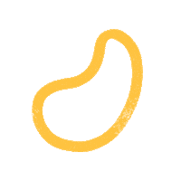paperflaneur yellow abstract line shape Sticker
