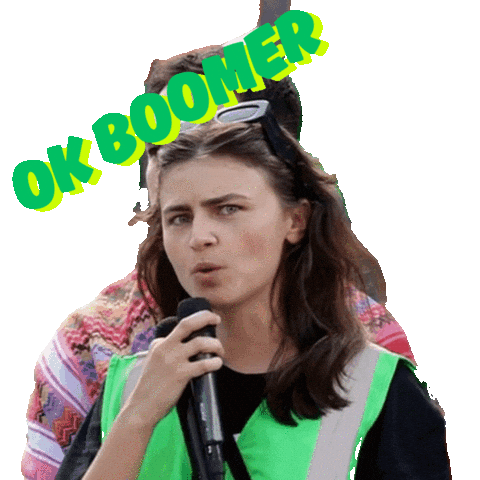 Green Party Chloe Sticker by AaronBeardNZ